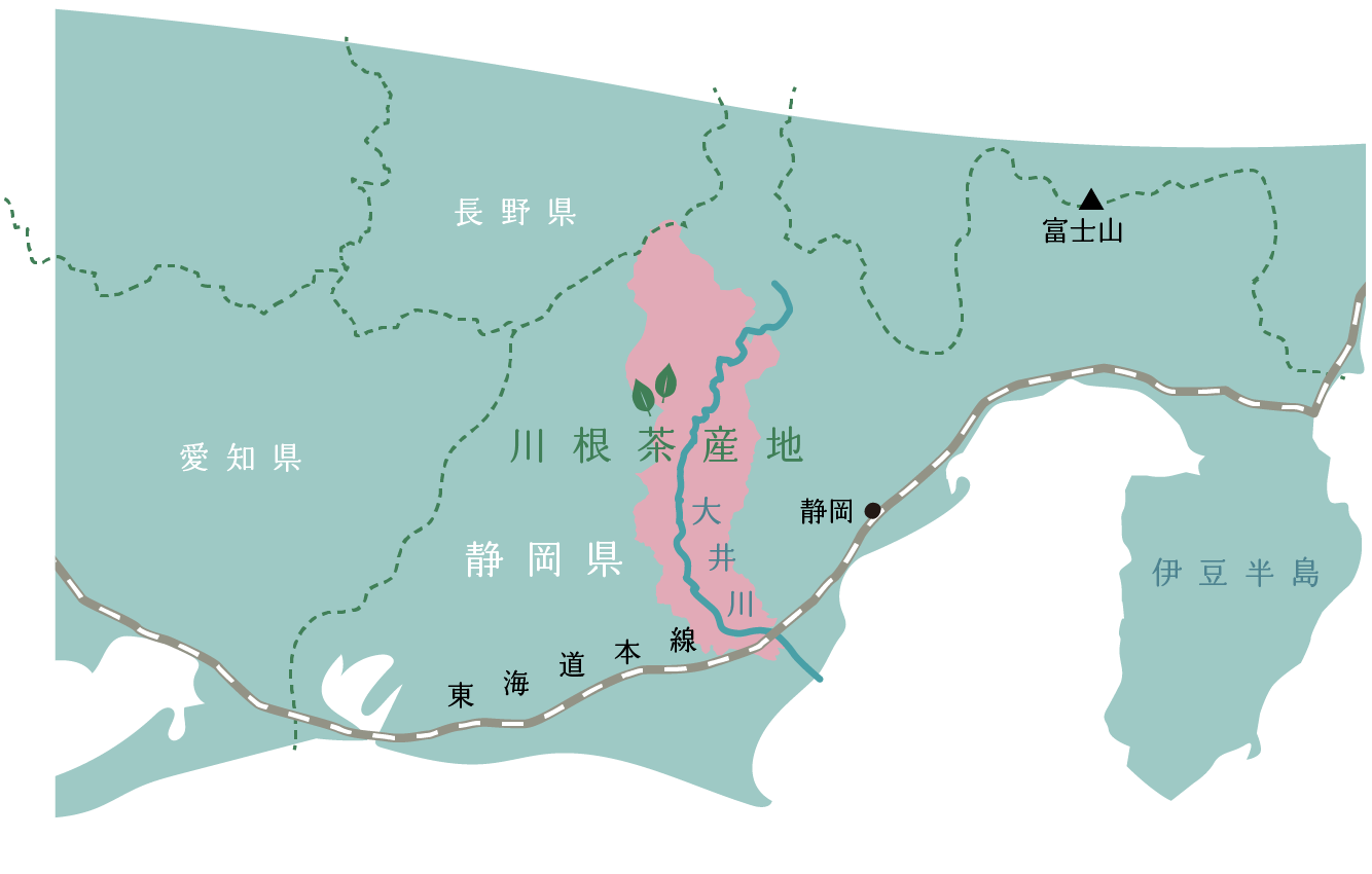 静岡県川根町地図