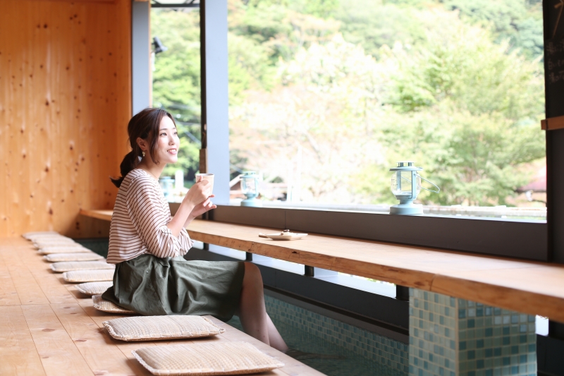 晴耕雨読ヴィレッジ 足湯カフェ 大井川でやるべき100のこと